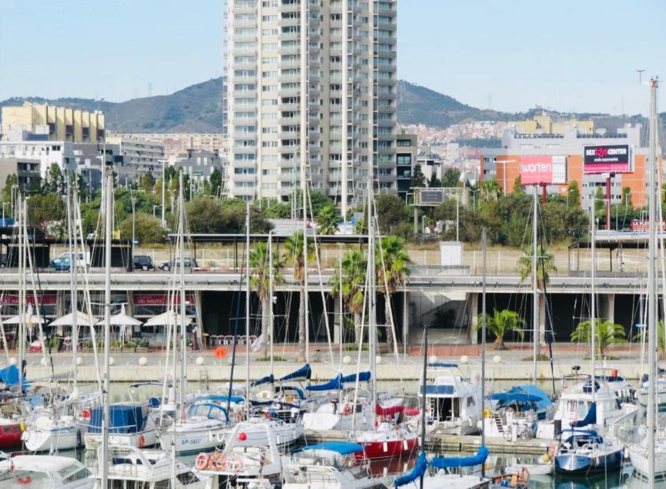 Forum De Barcelona Sea View Apartment With Garage Parking Sant Adria de Besos Εξωτερικό φωτογραφία