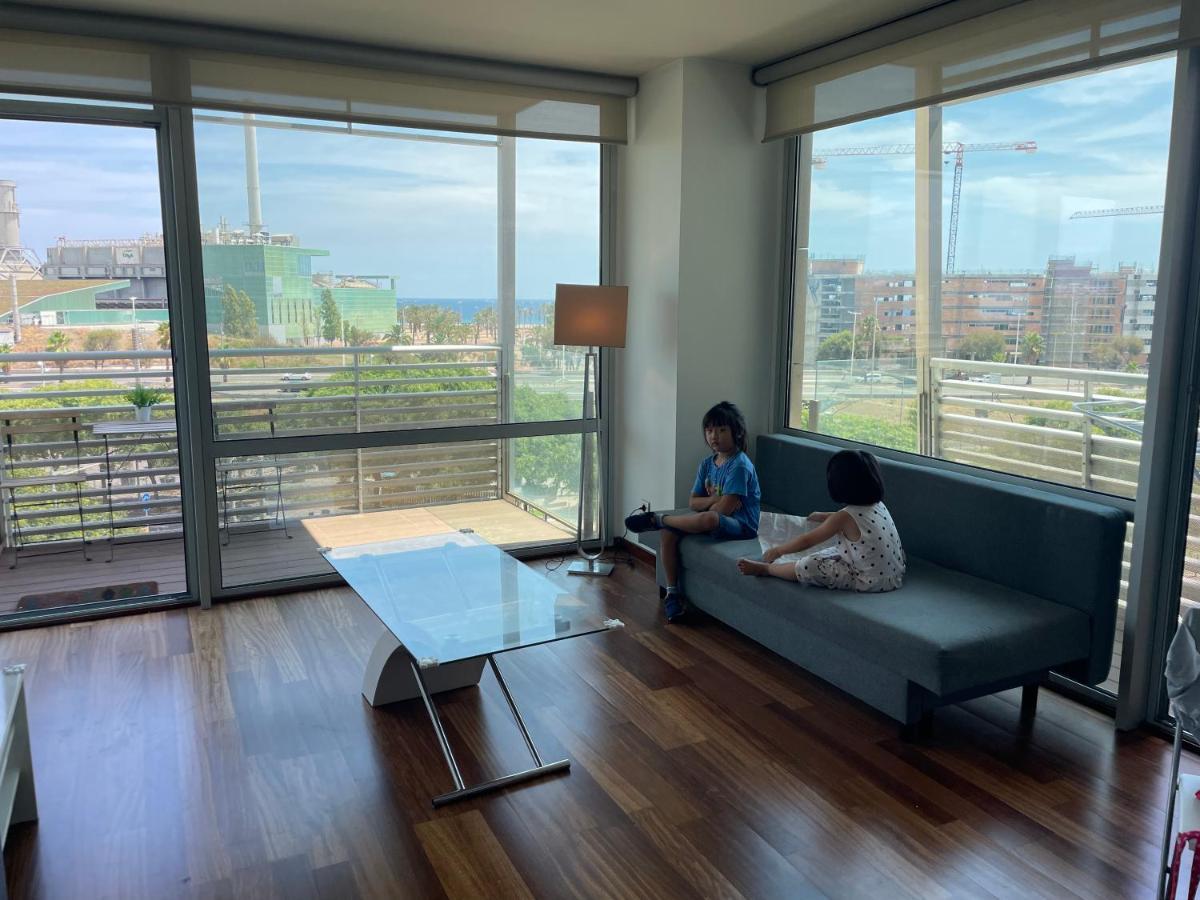 Forum De Barcelona Sea View Apartment With Garage Parking Sant Adria de Besos Εξωτερικό φωτογραφία